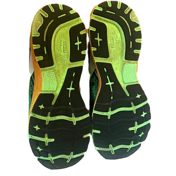 Ghost 14 Brooks Men Shamrocks Run lucky 11 Green Gold St Patty’s Day Green Irish - Picture 8 of 10